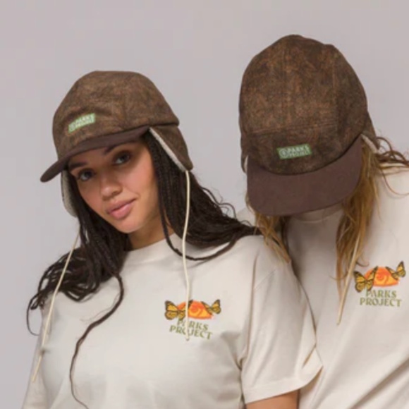 NWT by Parks Project / Autumn Forest Floor Cord Flap Cap - Picture 16 of 16